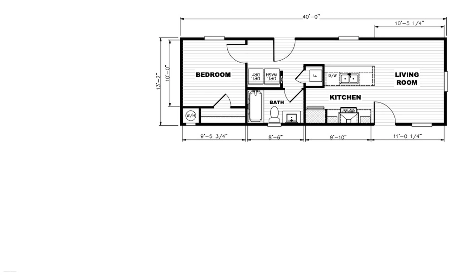 Tap to enlarge Del Mar ADU floor plan